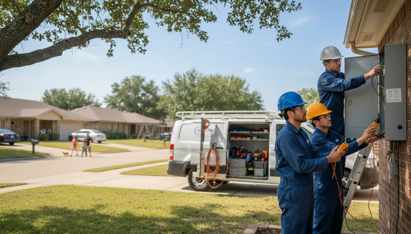 Certified electrician providing emergency electrical services in Pond Creek, OK